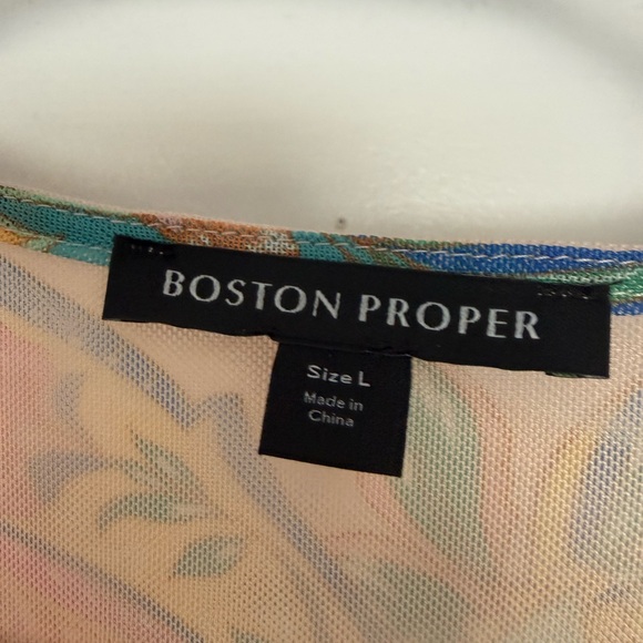 Boston Proper Multicolor Floral Blouse - Picture 6 of 10